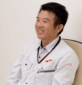 岡﨑組 生コン事業部　課長 川越 英嗣