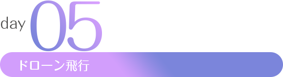 day5 ドローン飛行